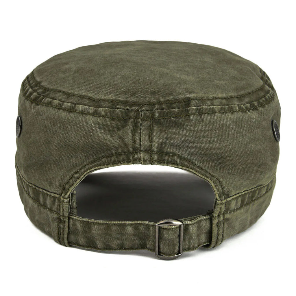 CowLost | voboom-washed-cotton-military-cadet-army-caps-for-men |4