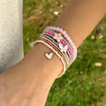 CowLost | 9-pcs-bohemian-beaded-bracelet-set-for-women-love-heart-butterfly-flower-pendant-colorful-beads |8