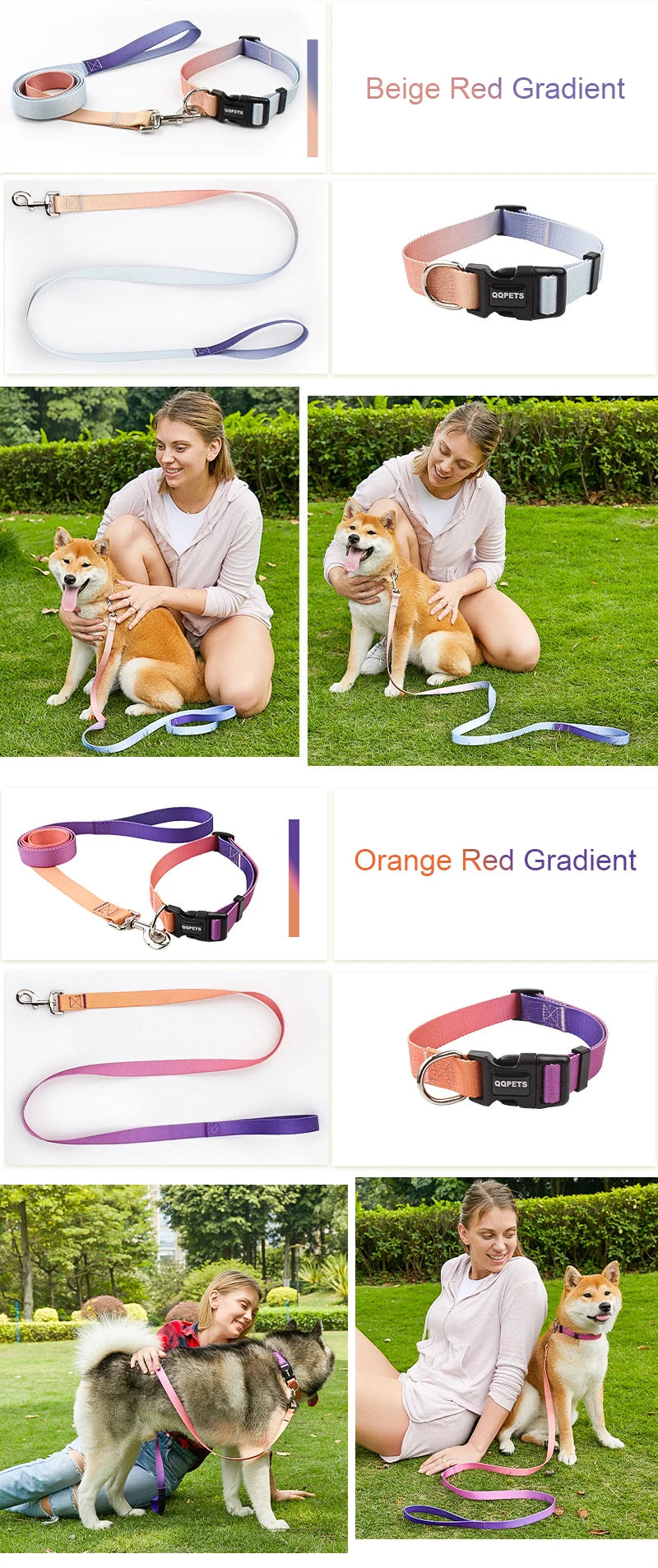 CowLost | dog-diapers-adjustable-nylon-dog-collar-and-leash-set |11