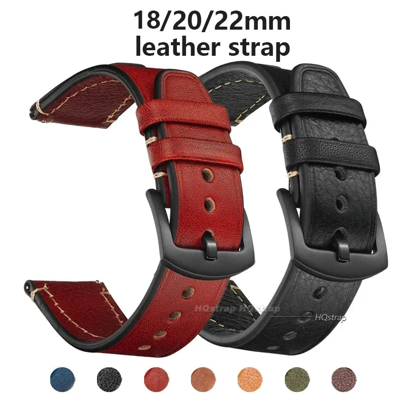 CowLost | product_id-vintage-genuine-leather-quick-release-watch-strap-for-rolex-18-22mm-unisex |5