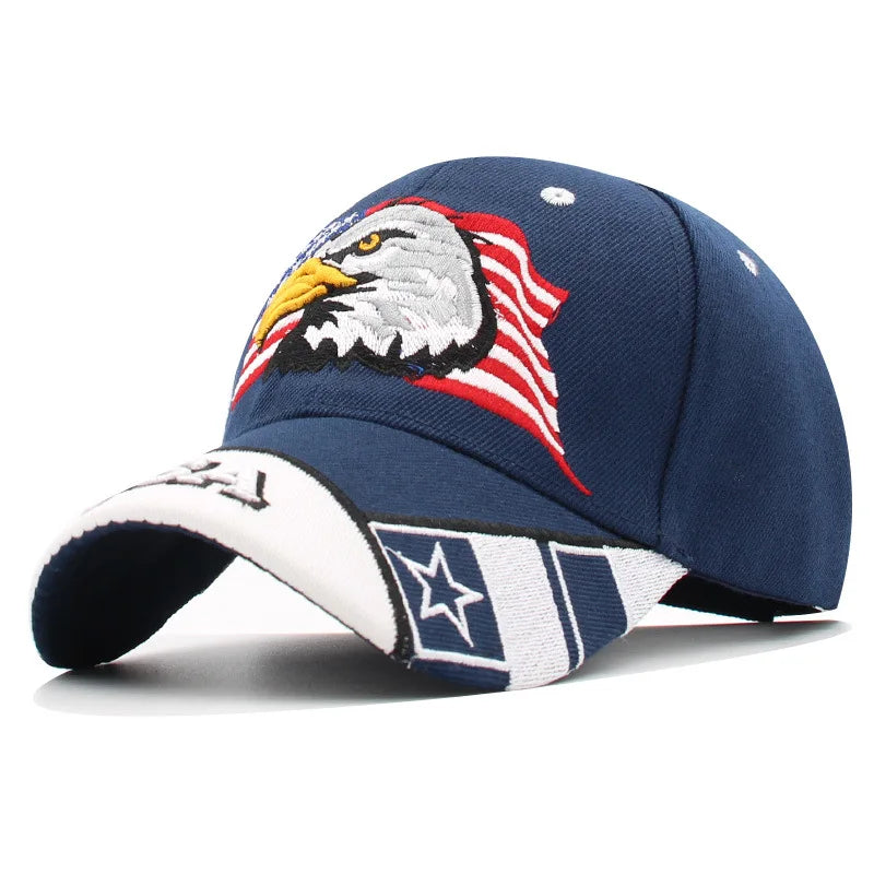CowLost | mens-animal-baseball-cap-patriotic-bald-eagle-and-american-flag-snapback-caps |32