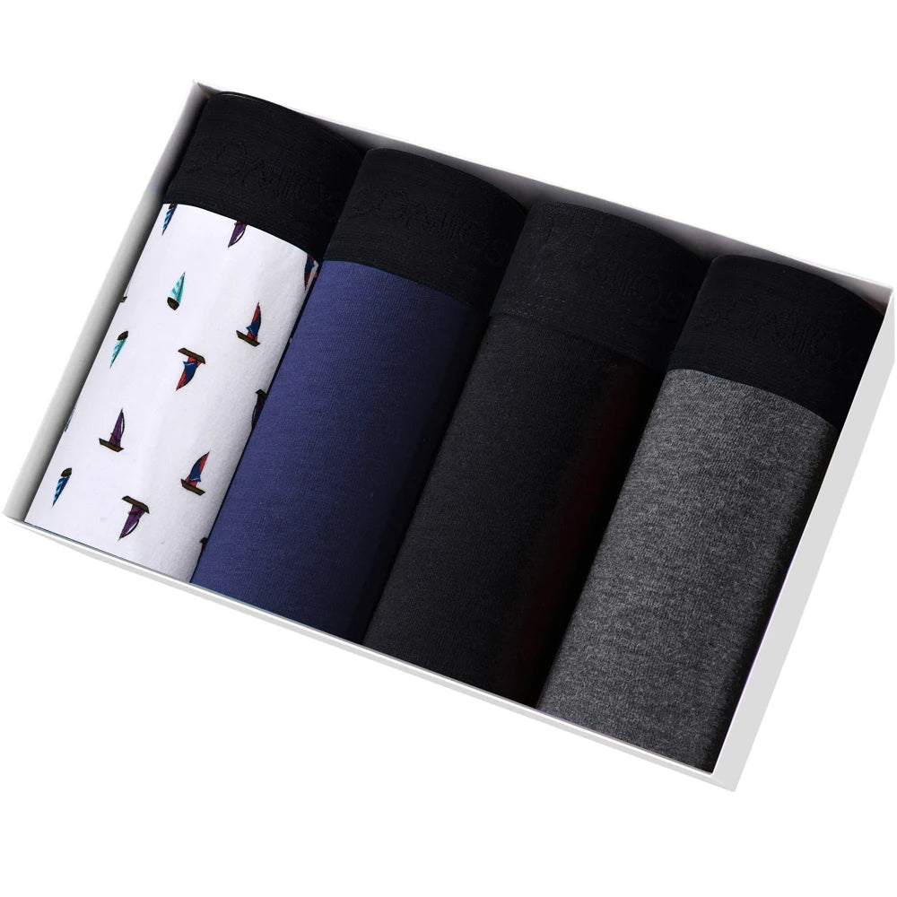 CowLost | 4pcs-sexy-mens-panties-brand-underpants |10