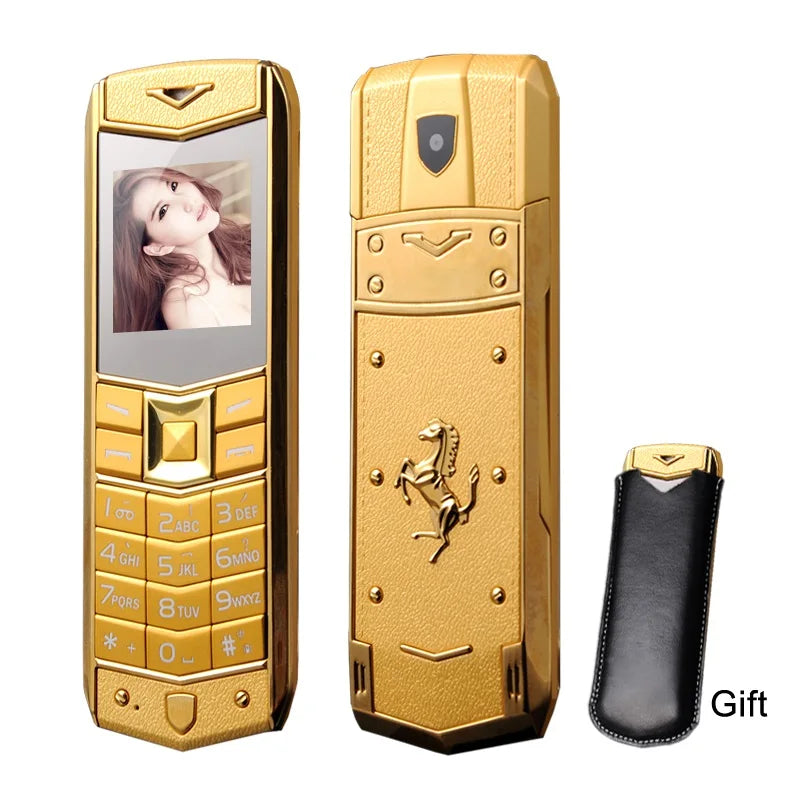 CowLost | mini-classic-luxury-phone-metal-frame-dual-sim-bluetooth |9