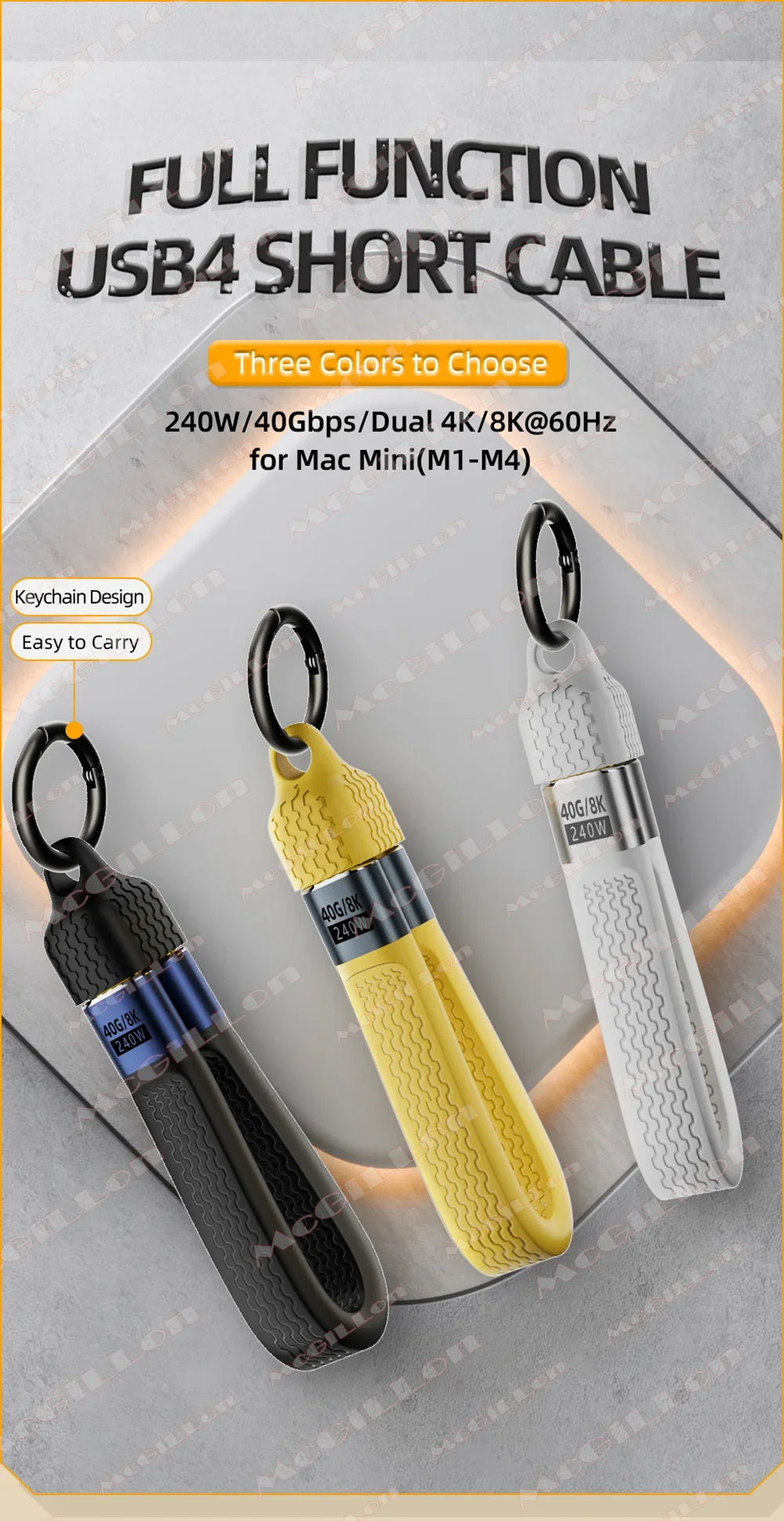 CowLost | product_id-keychain-pd240w-usb4-usb-c-to-usb-c-cable-40gbps-5a-fast-charging-240w-8k-60hz-extension |7