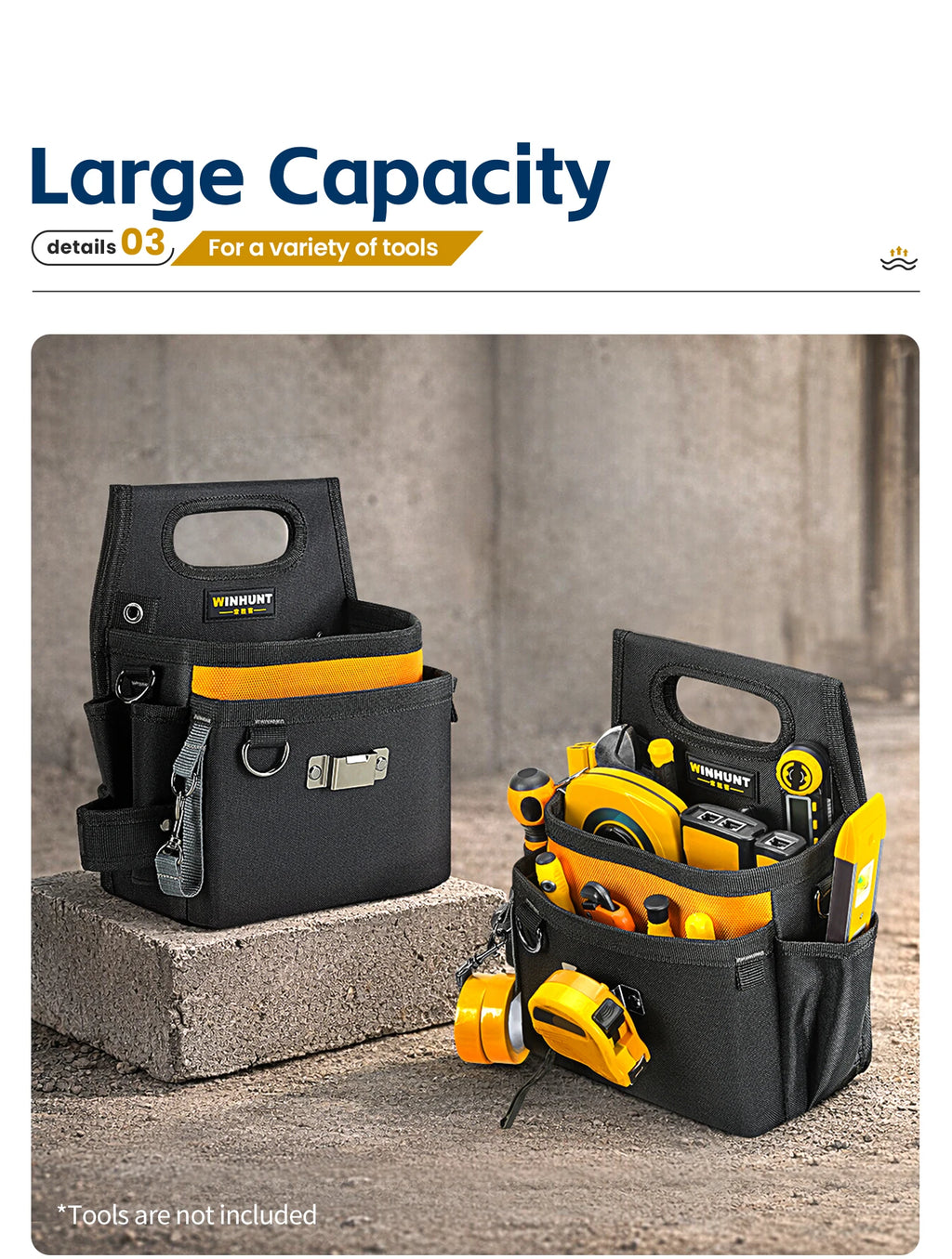 CowLost | product_id-winhunt-heavy-duty-tool-belt-pouch-with-adjustable-belt-and-multiple-pockets |11