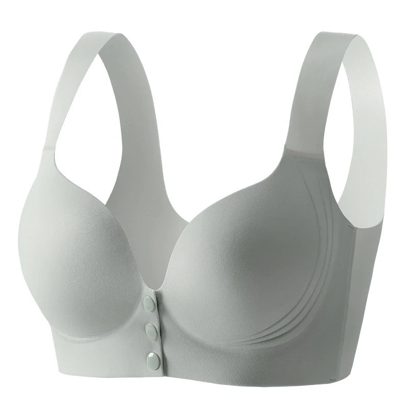 CowLost | product_id-fallsweet-wireless-front-buckle-push-up-seamless-sports-bra-for-women-large-size |9