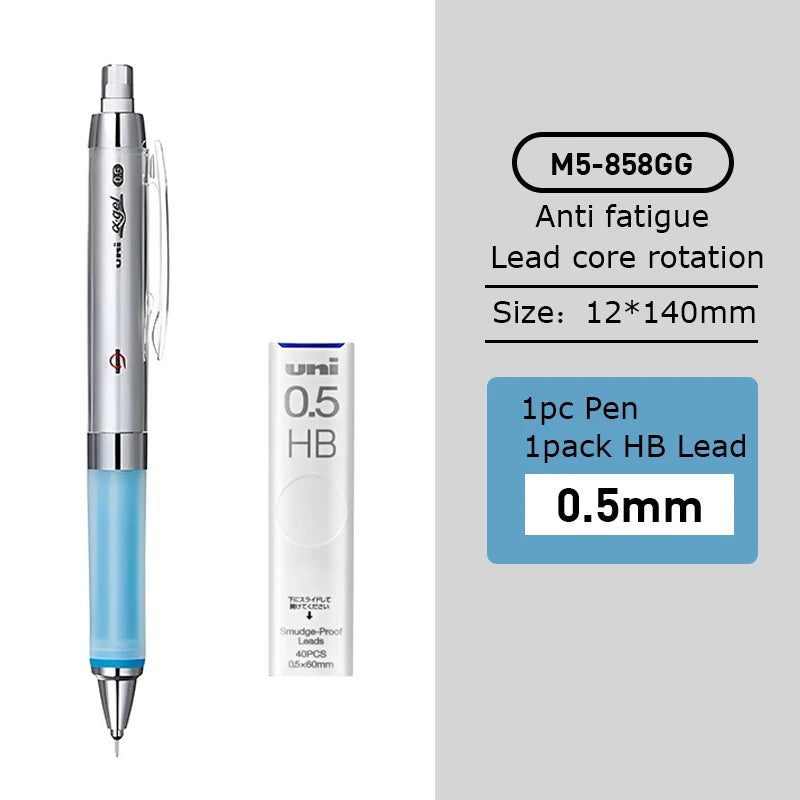 CowLost | product_id-japanese-uni-m5-858gg-kuru-toga-0-5mm-mechanical-pencil-soft-grip-smooth-writing |18
