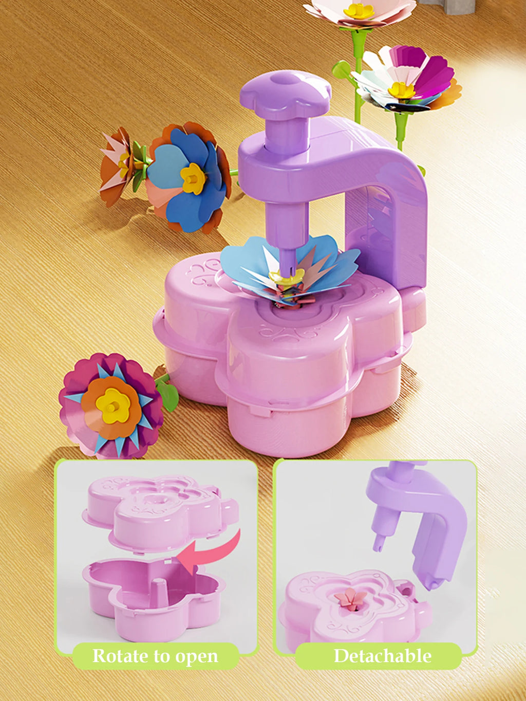 CowLost | product_id-diy-fabric-flower-bouquet-making-toy-craft-kit-for-kids-and-girls-educational-gift |10