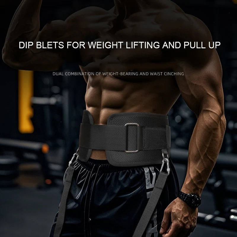 CowLost | sporting-goods-adjustable-eva-weightlifting-pull-up-dip-belt-for-barbell-dumbbell-fitness |4