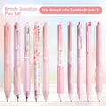 CowLost | product_id-kbx-4pcs-gel-pens-set-0-5mm-black-multi-colors-quick-dry-smooth-writing-soft-grip |7