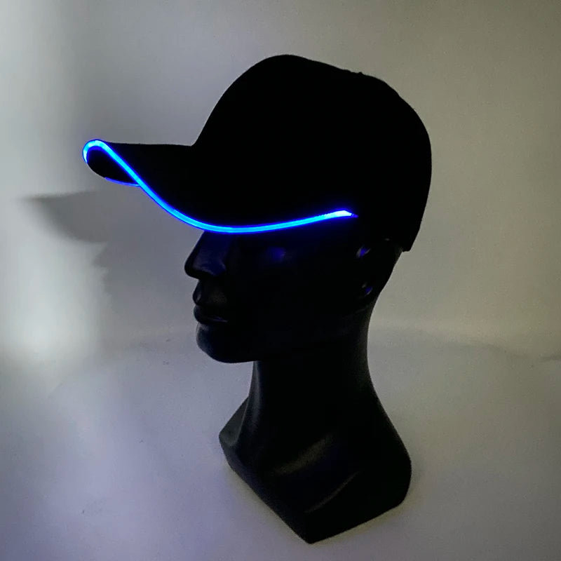 CowLost | fashion-led-glow-cap-outdoor-sport-sunshade-glowing-baseball-cap |6