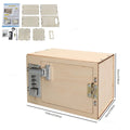 CowLost | diy-wooden-password-box-for-kids-assembling-code-box-science-school-projects-experiment-kits-science-toys-stem-educational-toys |9
