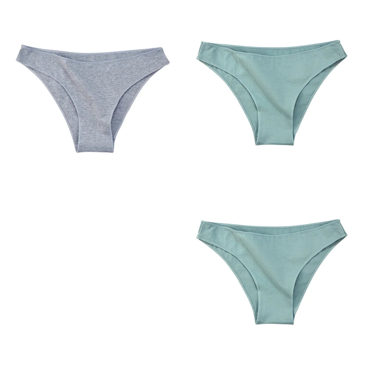 CowLost | product_id-3pcs-womens-soft-cotton-low-rise-high-cut-briefs-underwear |22