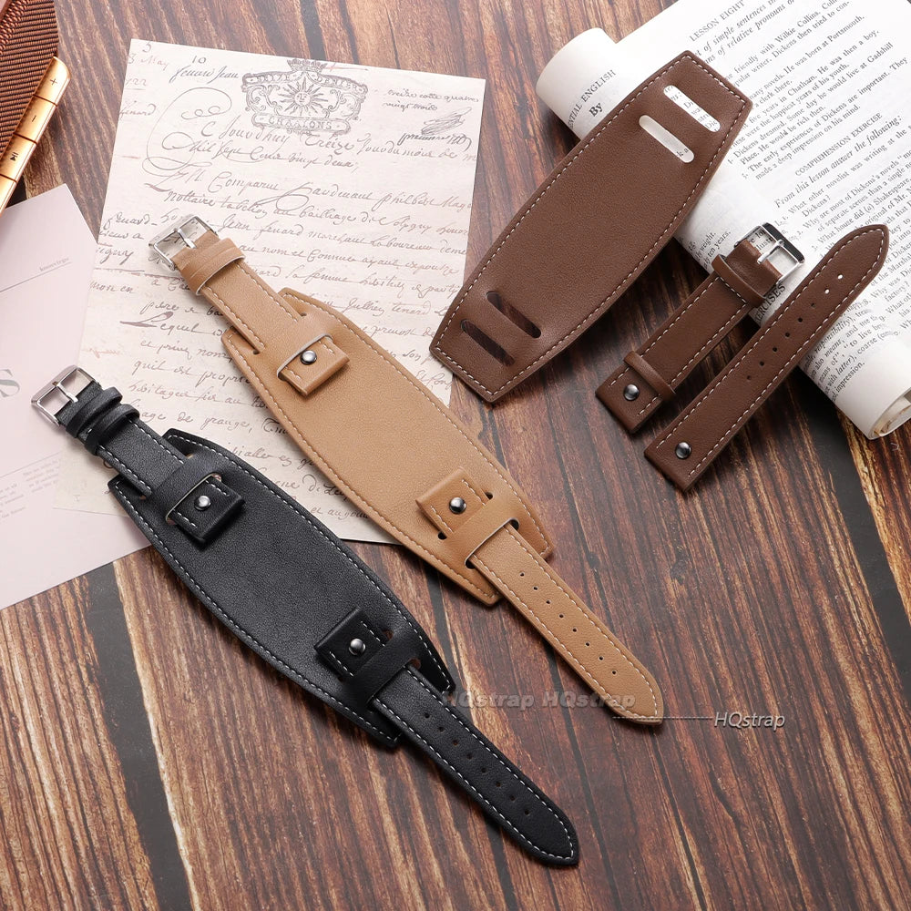 CowLost | product_id-vintage-pu-leather-watch-band-20mm-24mm-universal-replacement-strap |8