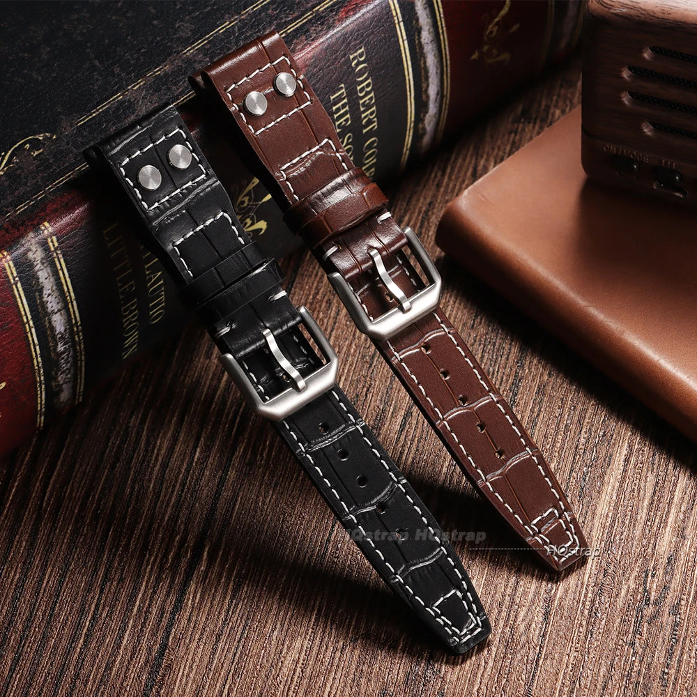 CowLost | bracelets-product_id-genuine-leather-watch-band-20mm-22mm-for-iwc-pilot-waterproof-cowhide-strap-unisex-sport-wristbelt |4