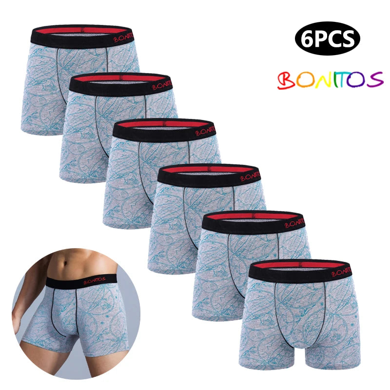 CowLost | 6pcs-white-men-panties-cotton-boxers |8