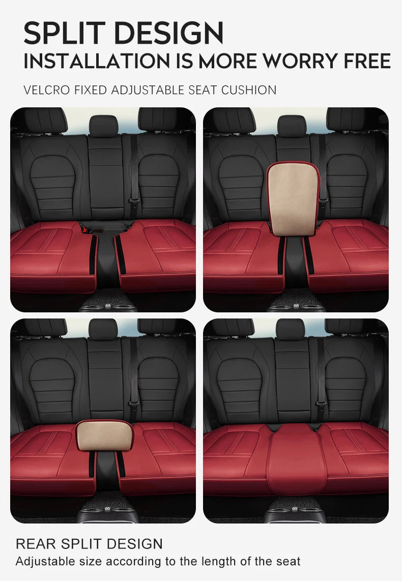 CowLost | pu-leather-car-seat-cushion-four-season-car-cushion-pad-mat |11