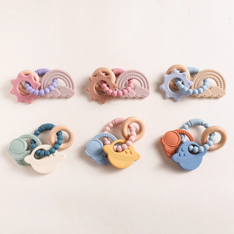 CowLost | baby-transport-accessories-silicone-baby-teether-1pc-food-grade-0-12-months-toy |2