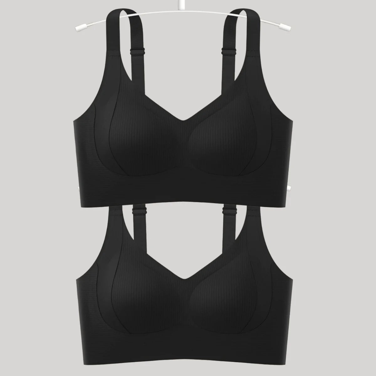 CowLost | product_id-2-pack-plus-size-wireless-push-up-bras-for-women-seamless-padded-wide-straps-m-4xl |16