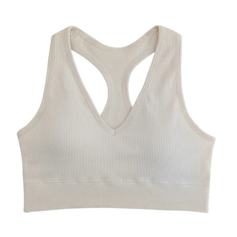 CowLost | product_id-2pcs-seamless-wireless-padded-y-back-breathable-sports-bras-for-women |12