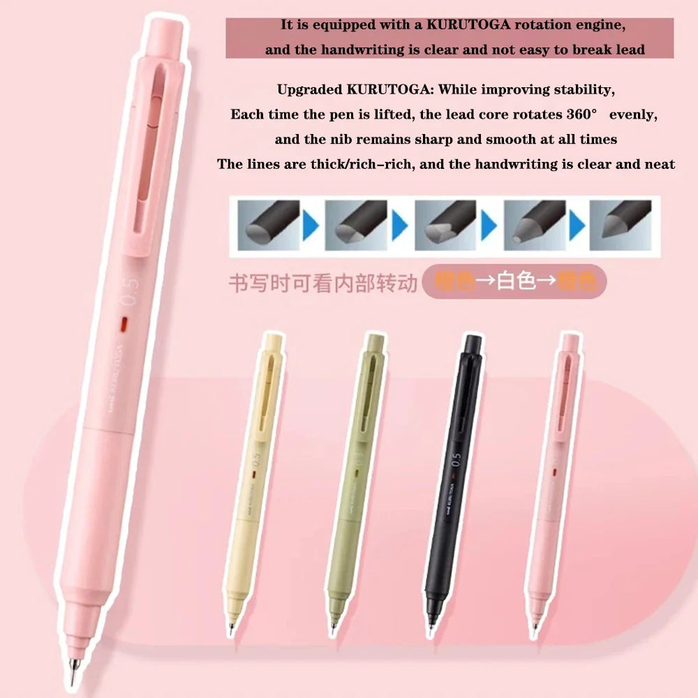 CowLost | product_id-uni-m3-5-ks-kuru-toga-0-5mm-mechanical-pencil-black-technology-for-students-and-kids |5