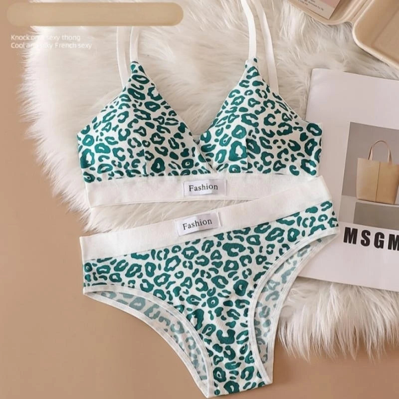 CowLost | product_id-women-s-cotton-push-up-v-neck-bra-low-waist-brief-set-leopard-print |15