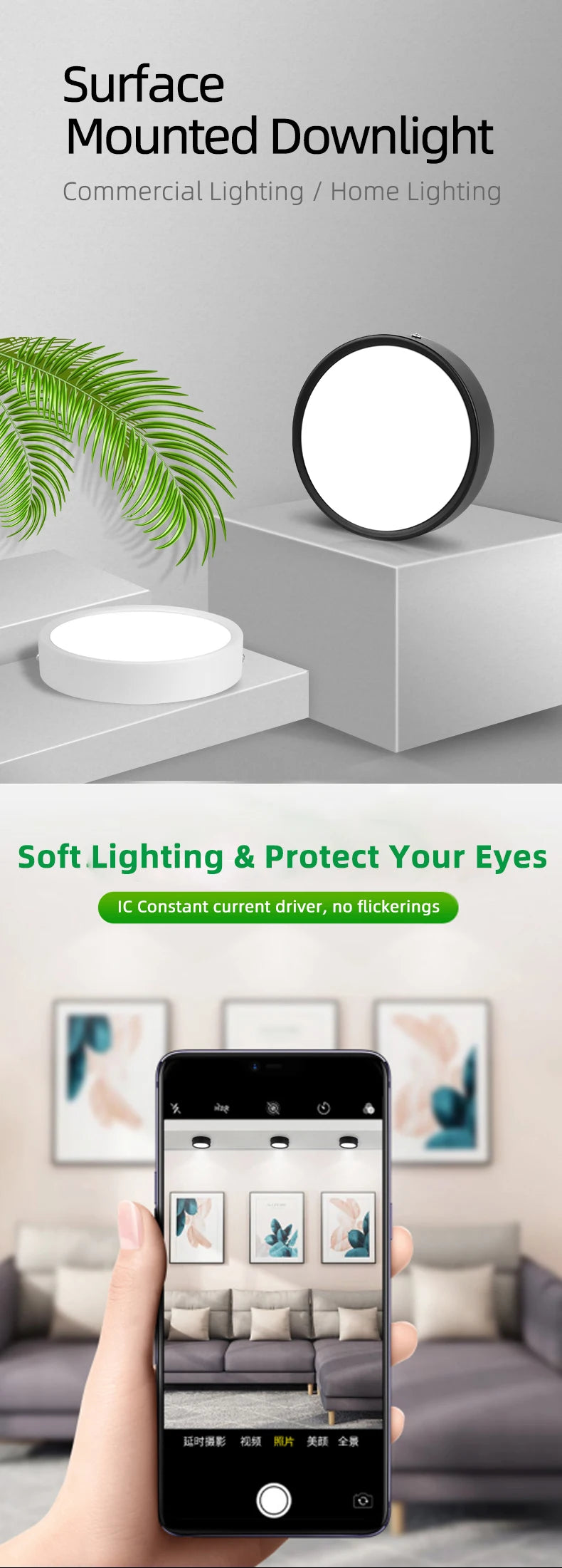 CowLost | seasonal-holiday-decorations-spot-led-ceiling-light-110-220v-surface-mounted-downlight-fixture |8