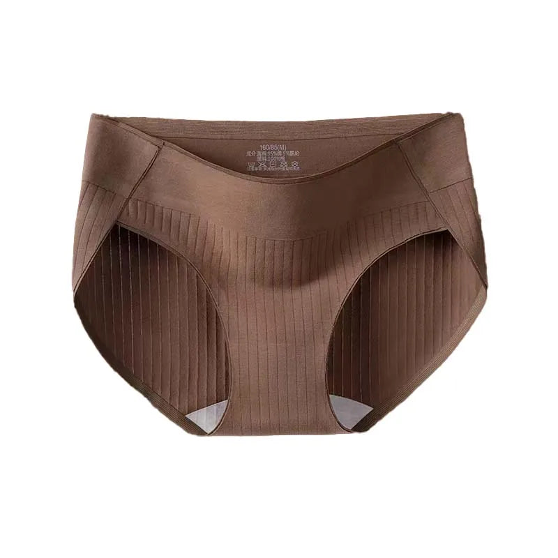 CowLost | product_id-fallsweet-3pcs-womens-plus-size-seamless-mid-rise-cotton-briefs |15