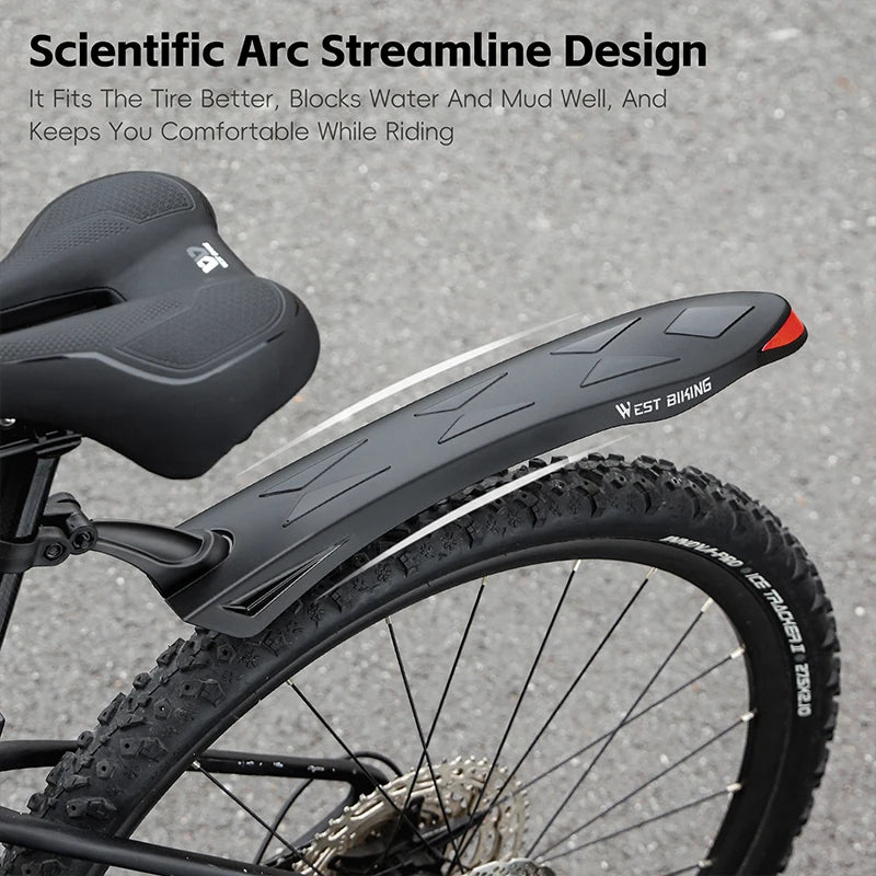 CowLost | sporting-goods-west-biking-reflective-high-toughness-bicycle-fender-for-26-27-5-inch-mtb |2