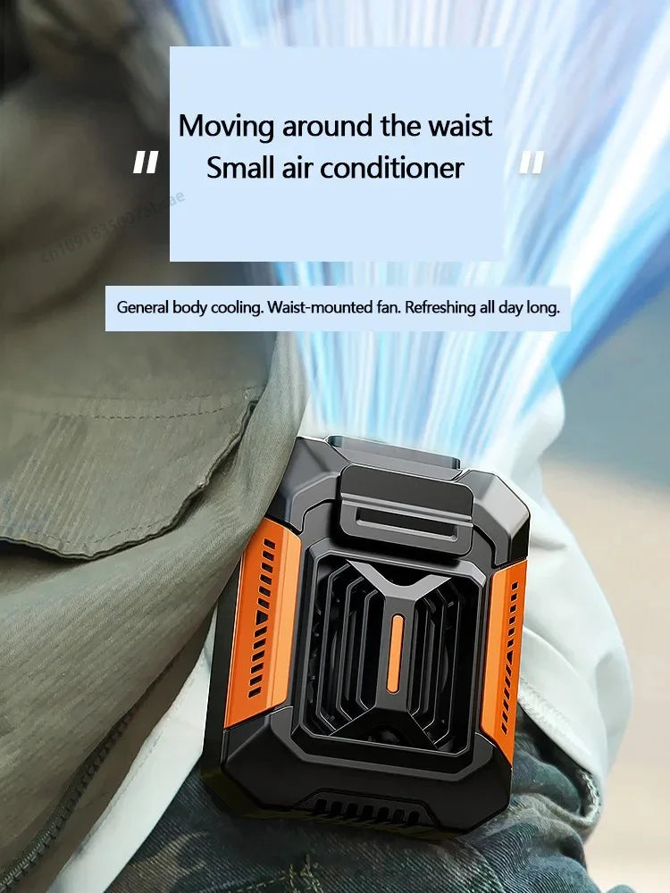 CowLost | product_id-homfish-portable-wearable-neck-fan-with-belt-clip-power-bank-flashlight-for-outdoor-use |2