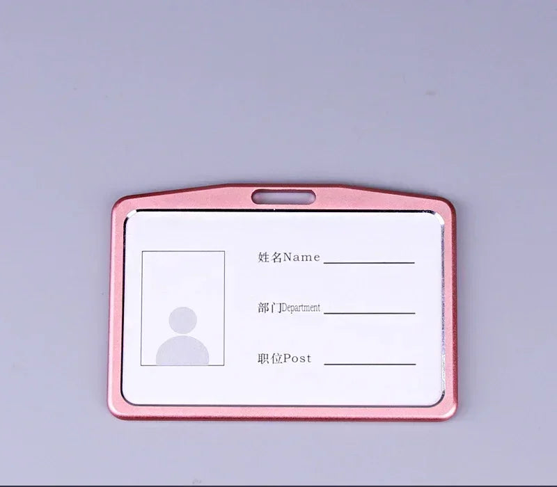 1 Pcs Aluminum Alloy Card Cover Case Bank Business Work Card Holder