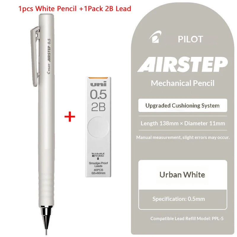CowLost | product_id-pilot-airstep-has-15-0-5mm-mechanical-pencil-auto-lead-advance-colorful-barrel-stable-writing |37