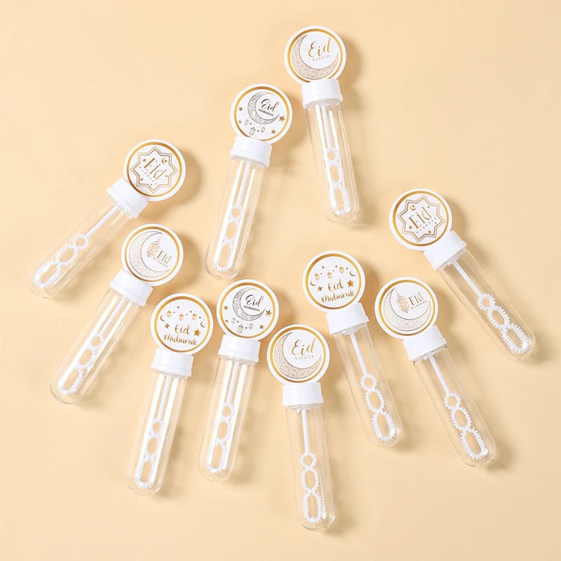 CowLost | 10-20pcs-eid-mubarak-bubble-empty-tube-toy-kids-ramadan-party |6