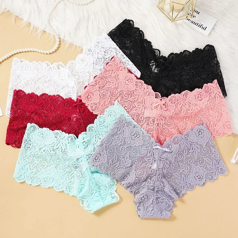 CowLost | new-sexy-floral-lace-panties-women-sexy-hollow-out-briefs |7