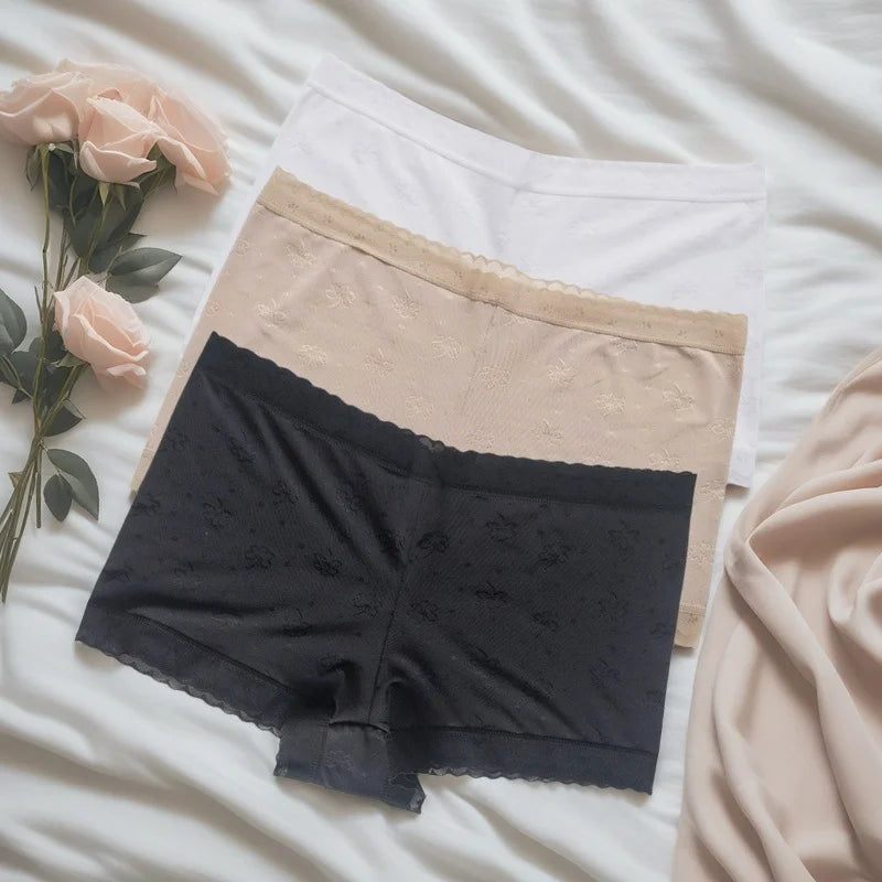 CowLost | product_id-women-s-low-waist-breathable-ice-silk-boyshort-panties-m-xl-solid-color |1