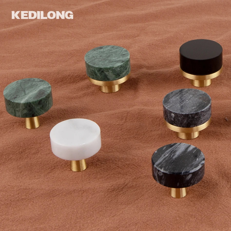 CowLost | kedlo-european-luxury-brass-marble-pull-handle-kitchen-cabinet-drawer |4
