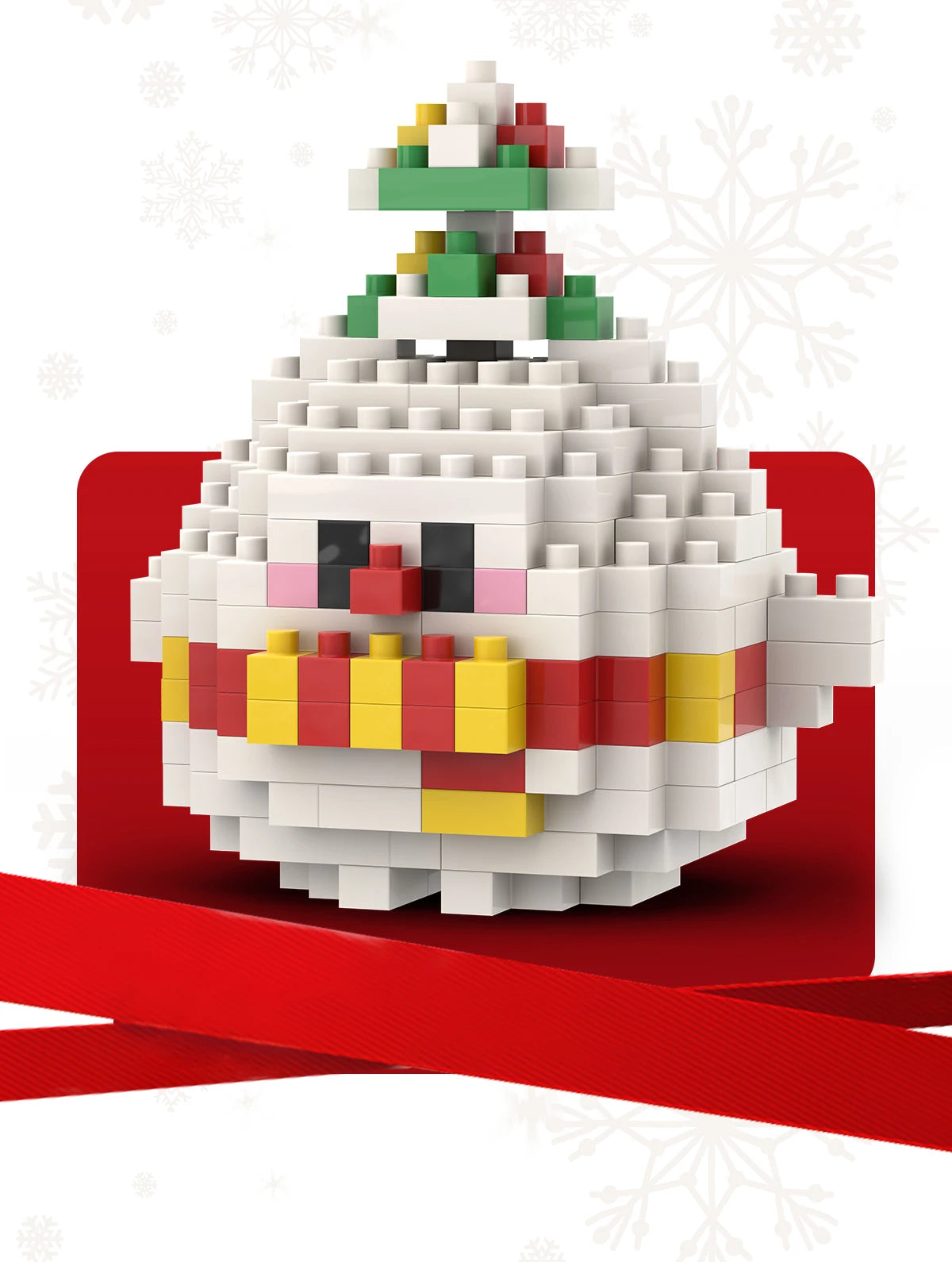 Christmas Building Block Set Santa Claus Reindeer Puzzle Toy for Kids