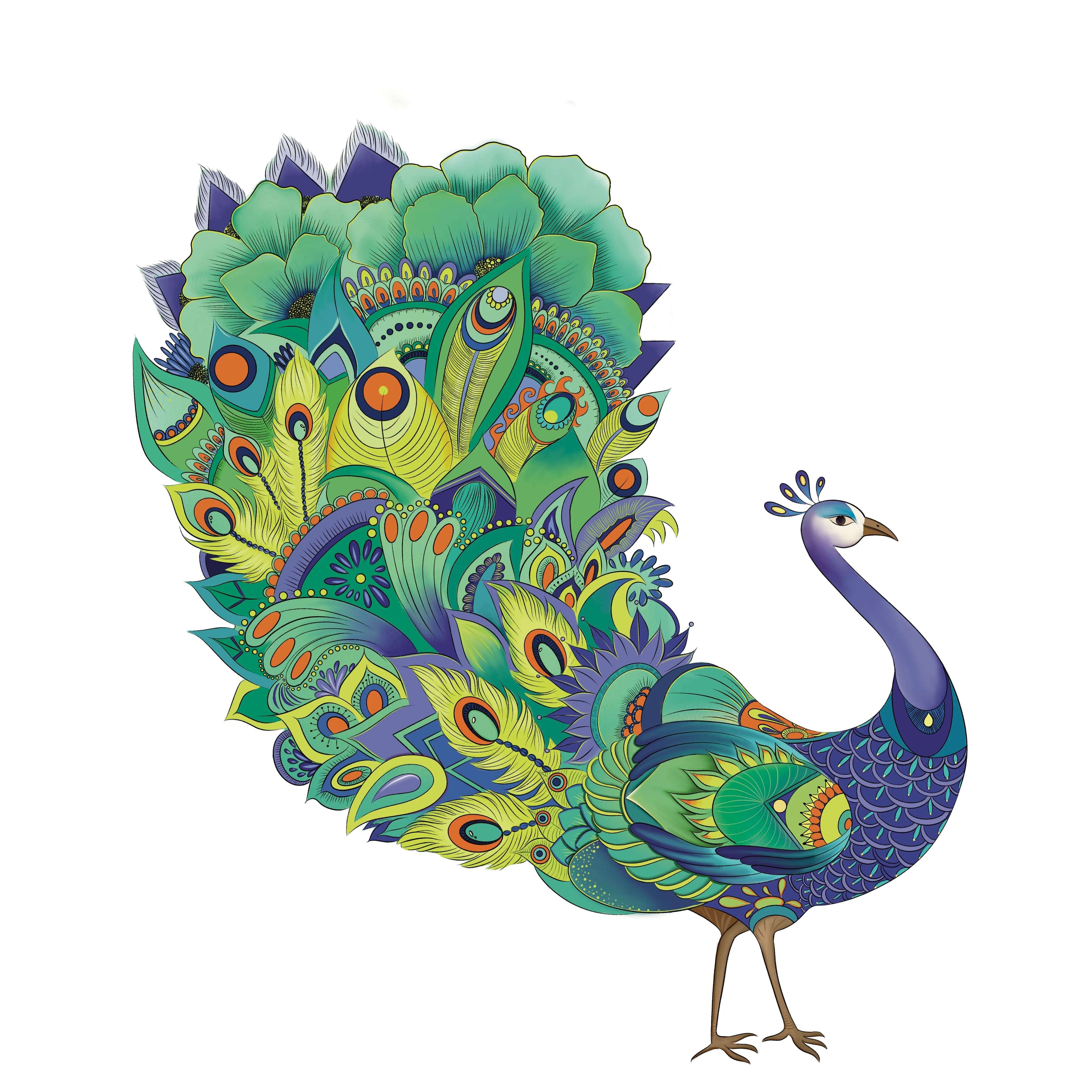 CowLost | product_id-peacock-pattern-wooden-3d-puzzle-toy-irregular-animal-shape-gift-for-adults-and-kids |1