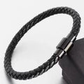 Leather Braid Bracelet Unisex Autumn Winter Fashion Accessories Gift