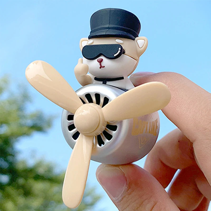 CowLost | product_id-no-perfume-diy-rotating-propeller-pilot-dog-car-air-freshener-vent-clip |6