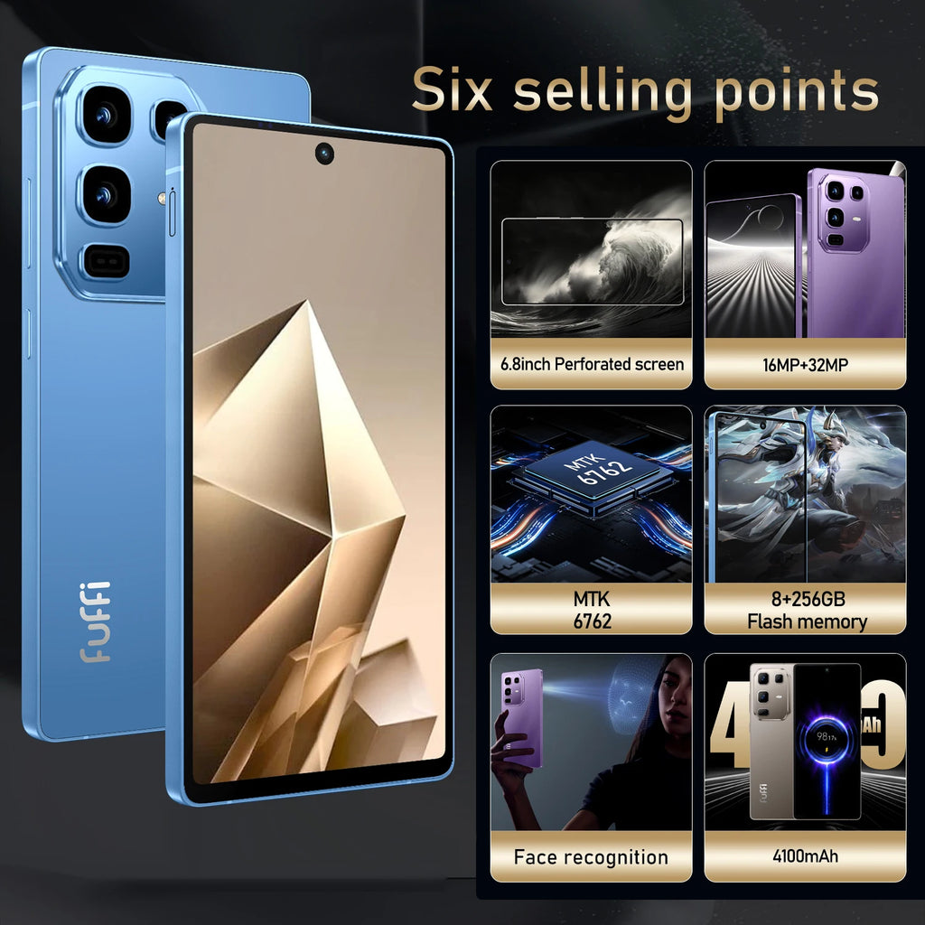 CowLost | s25-pro-smartphone-android-4100mah-12gb-ram-512g-rom-6-8-inch-phone |8