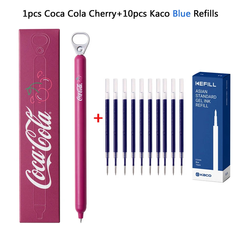 CowLost | product_id-kaco-coca-cola-limited-edition-0-5mm-black-gel-pen-cherry-pull-tab-for-homework-exams |27