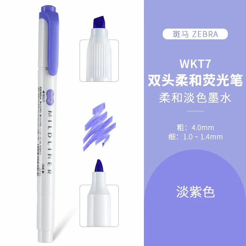 CowLost | product_id-zebra-wkt7-mildliner-dual-tip-highlighter-japanese-stationery-1pc |35