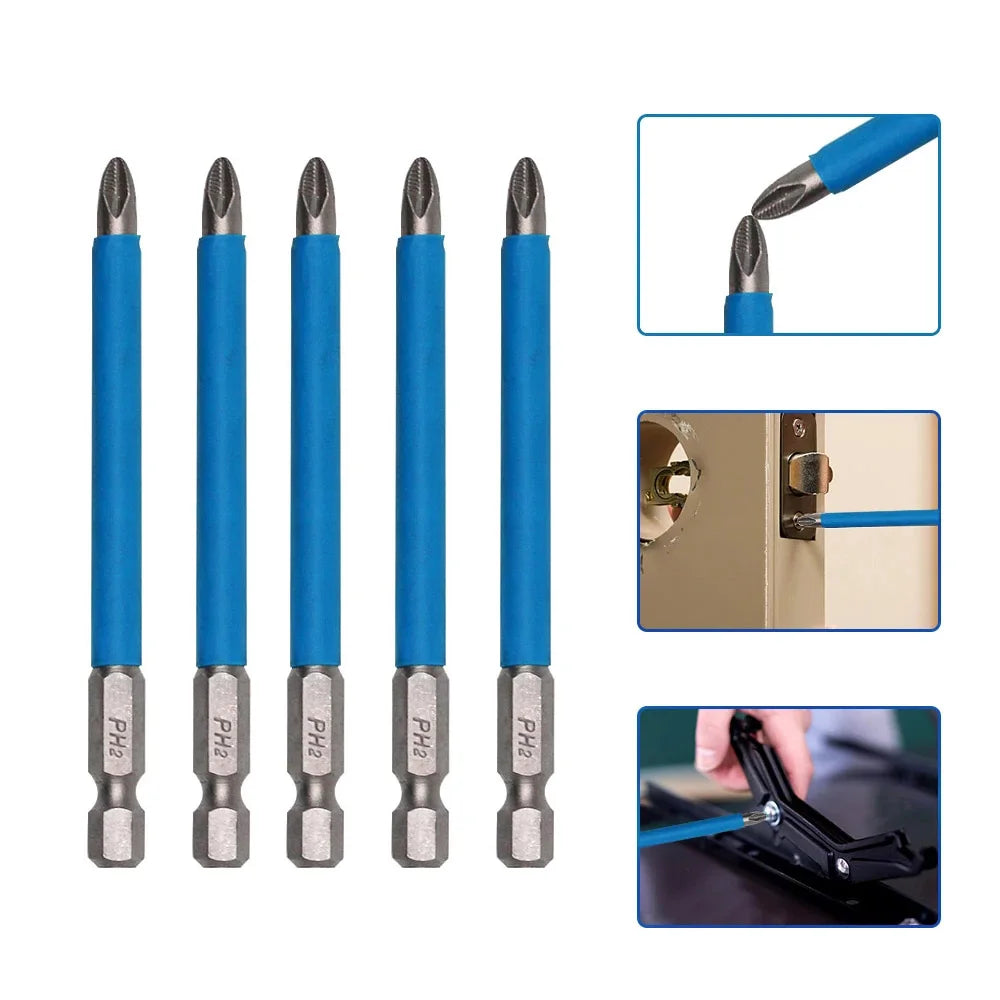 CowLost | product_id-cross-non-slip-magnetic-ph2-drill-bit-set-s2-high-hardness-electric-screwdriver-head |1