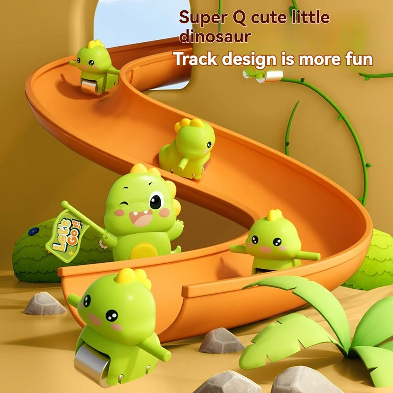 CowLost | product_id-dinosaur-stair-climbing-flashing-lights-music-roller-coaster-track-toy |5