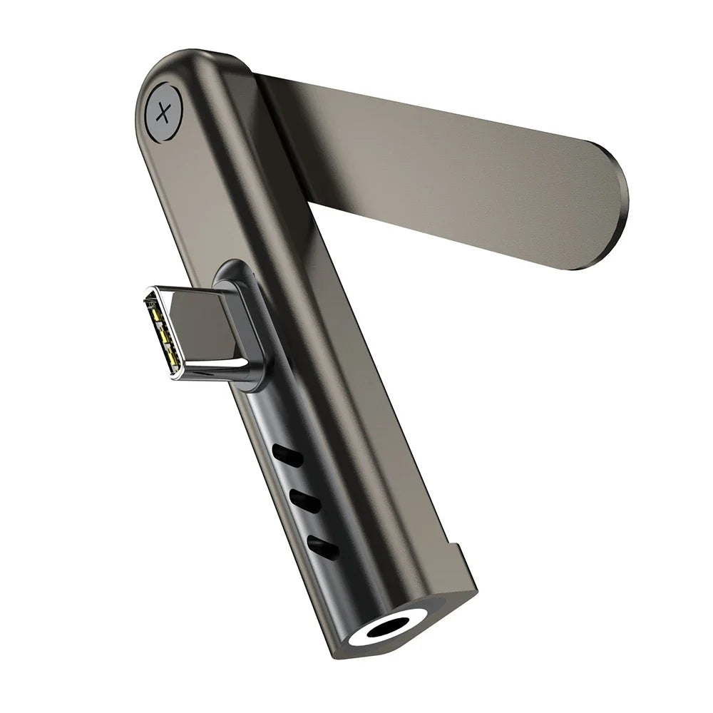 CowLost | product_id-usb-c-to-3-5mm-audio-adapter-with-folding-bracket-for-iphone-15-17-xiaomi-huawei-samsung |15