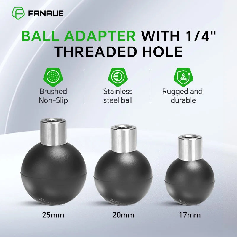 CowLost | photography-product_id-fanaue-extended-1-4-female-double-ball-head-for-17-25mm-ram-car-live-photography-bracket |1