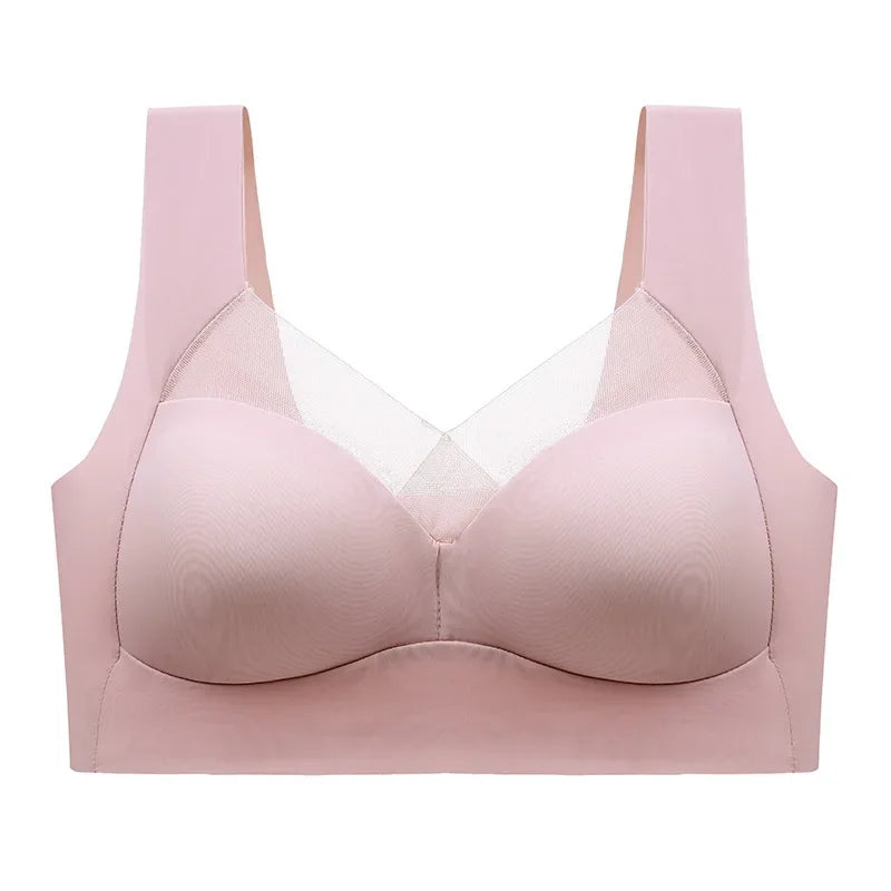 CowLost | product_id-fallsweet-5pcs-seamless-lace-wire-free-push-up-plus-size-bra-set-for-women |8