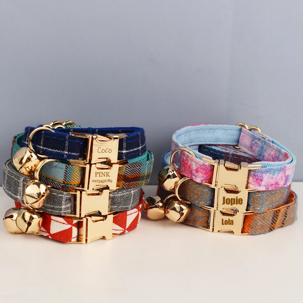 CowLost | cat-furniture-adjustable-cat-collar-with-bowknot-and-bell |1