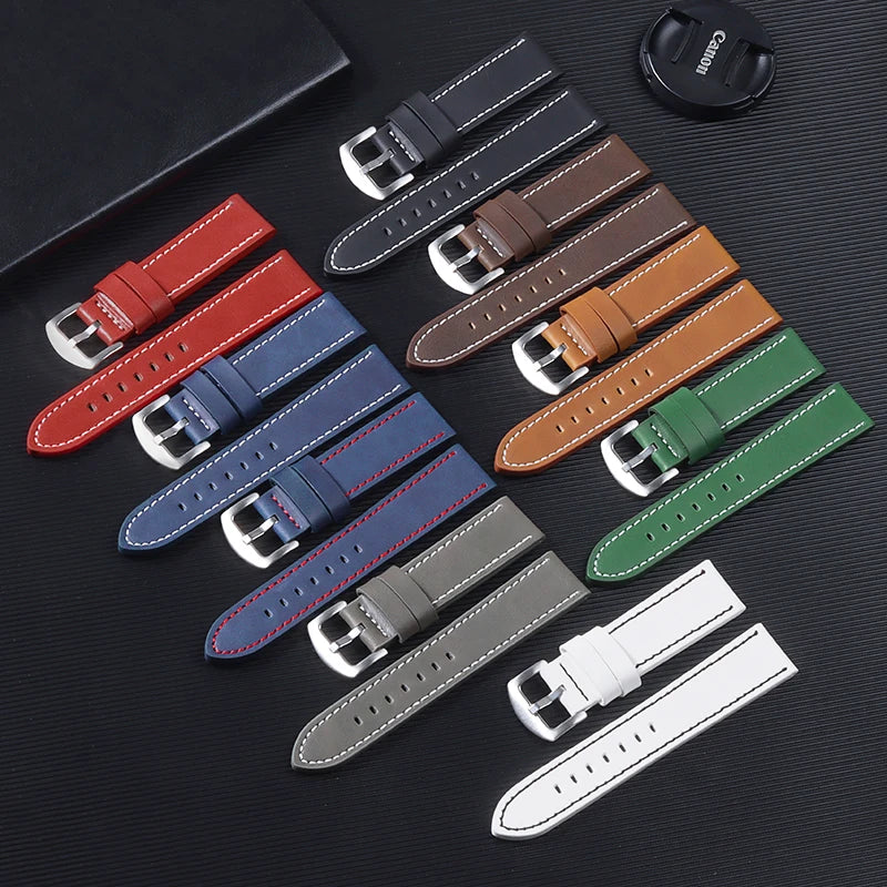 CowLost | product_id-universal-genuine-leather-waterproof-watch-strap-replacement-for-rolex-seiko-18-20-22-24mm |17